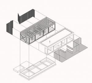 Casa REPII Axonométrica