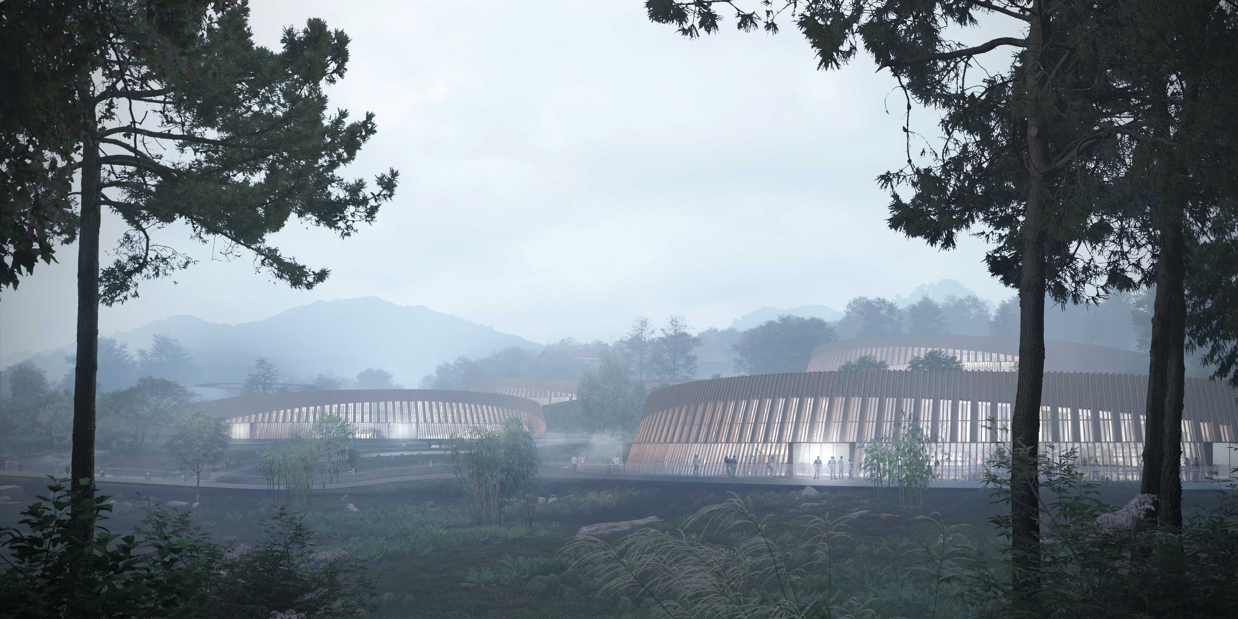 003 pabellones de pandas Arquitectura por el mundo Just Crea