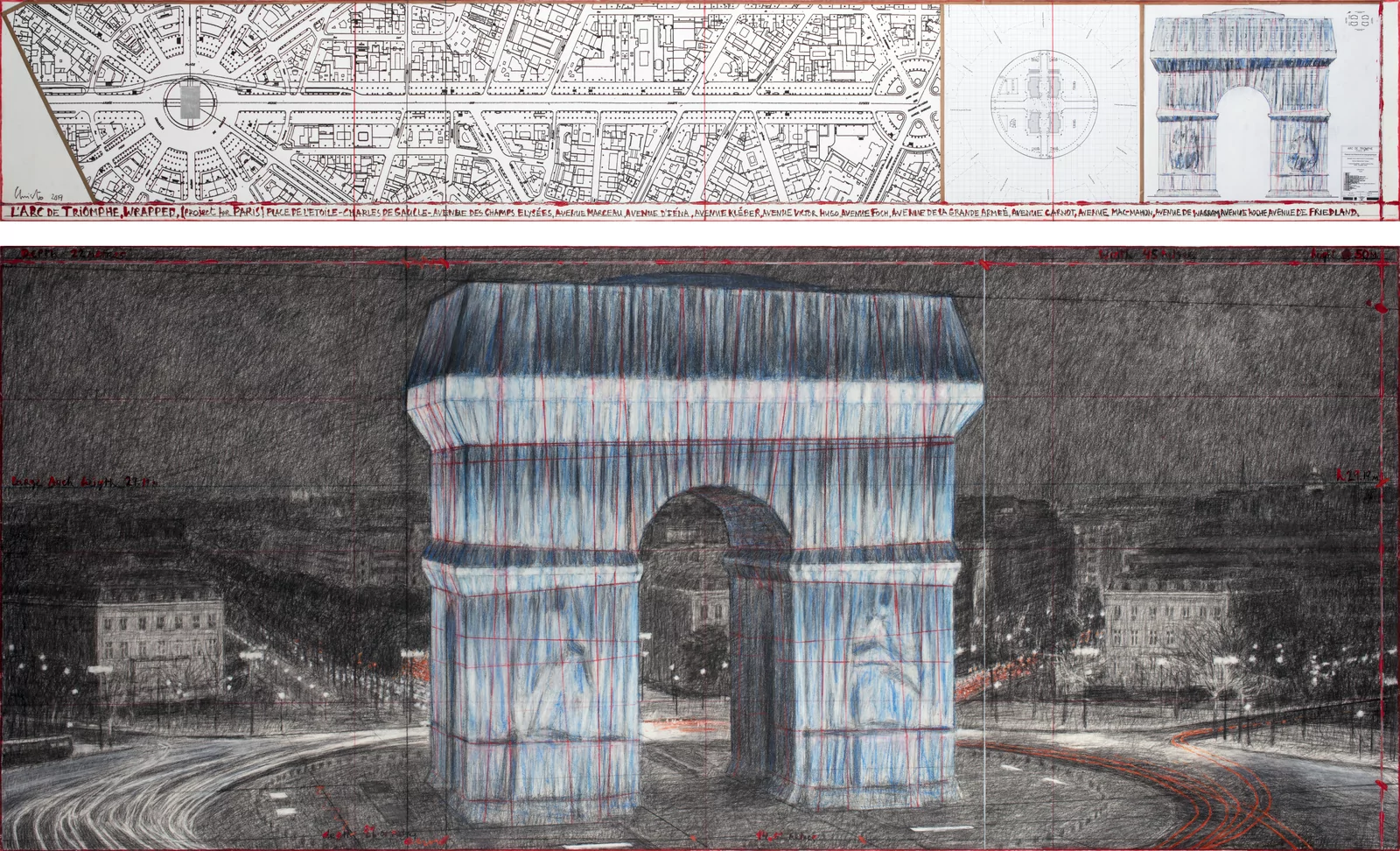 024 Arco de Triunfo envuelto