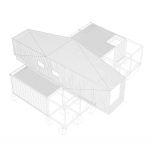 Casa P406 Orfali Ehrenfeld axonometrica 150x150