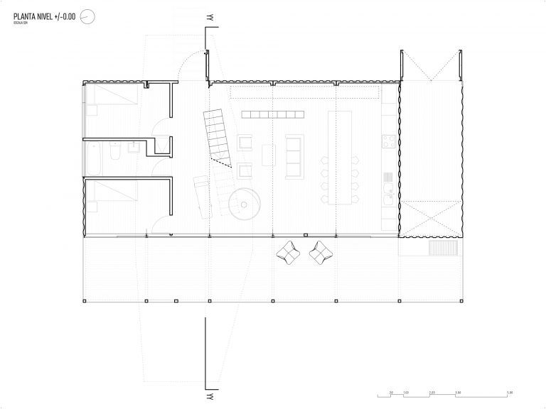 Casa P406 Orfali Ehrenfeld planta arquitectura n000 768x576