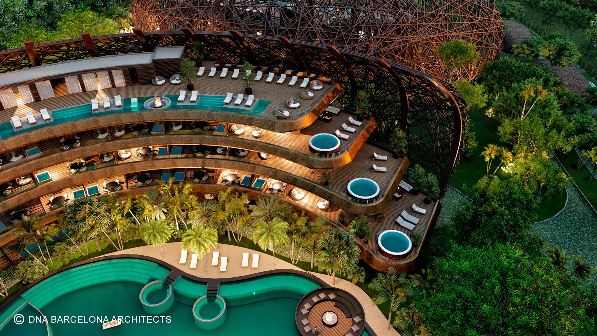 cocoon hotel resort dna barcelona architects 12