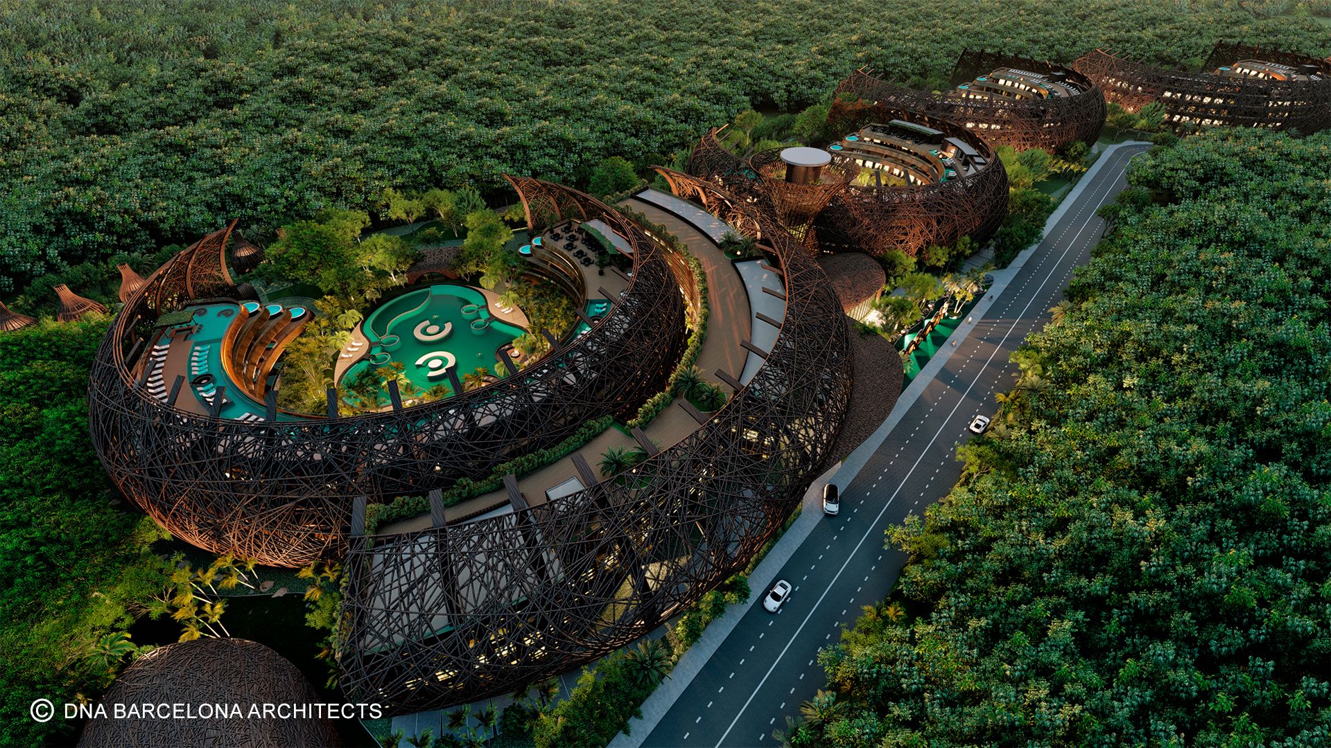 cocoon hotel resort dna barcelona architects 13