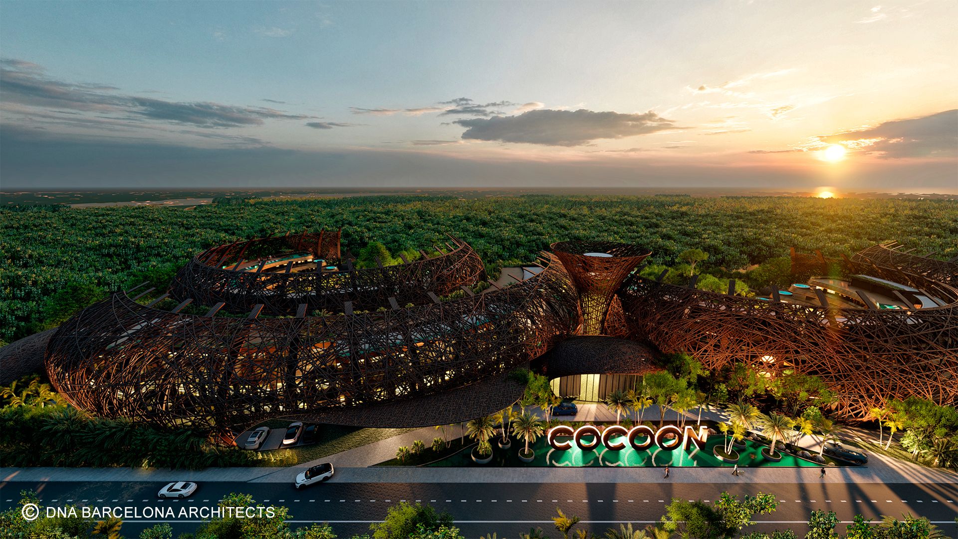 cocoon hotel resort dna barcelona architects 6