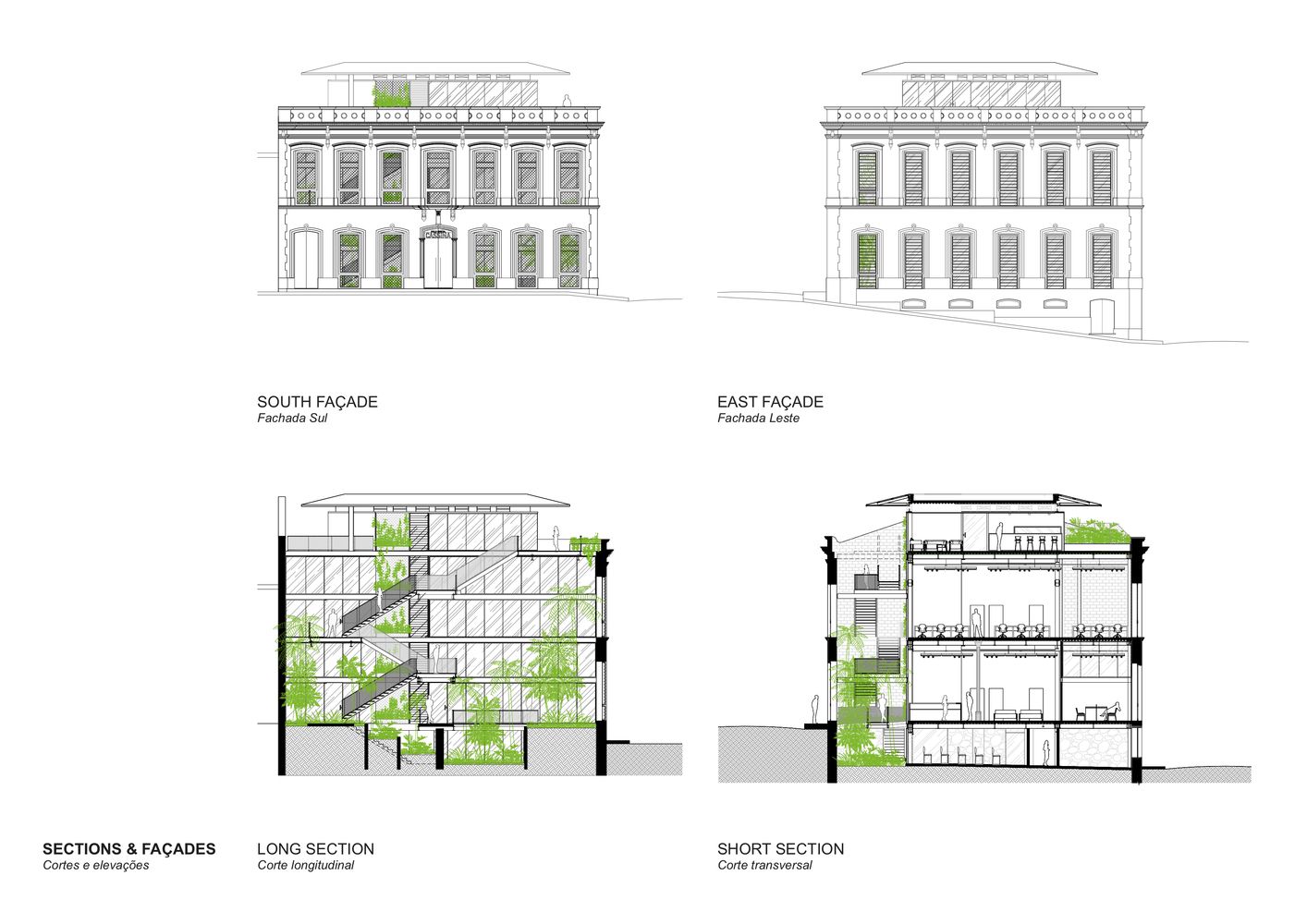4 Cassina Sections and Facades