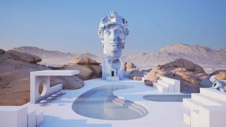 daniel arsham and andres reisinger among acclaimed designers of newly launched metaverse real estate development 14 768x432