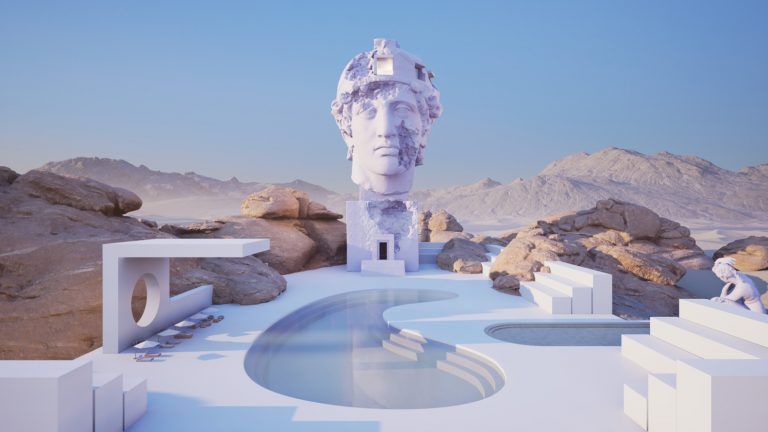 daniel arsham and andres reisinger among acclaimed designers of newly launched metaverse real estate development 17 768x432