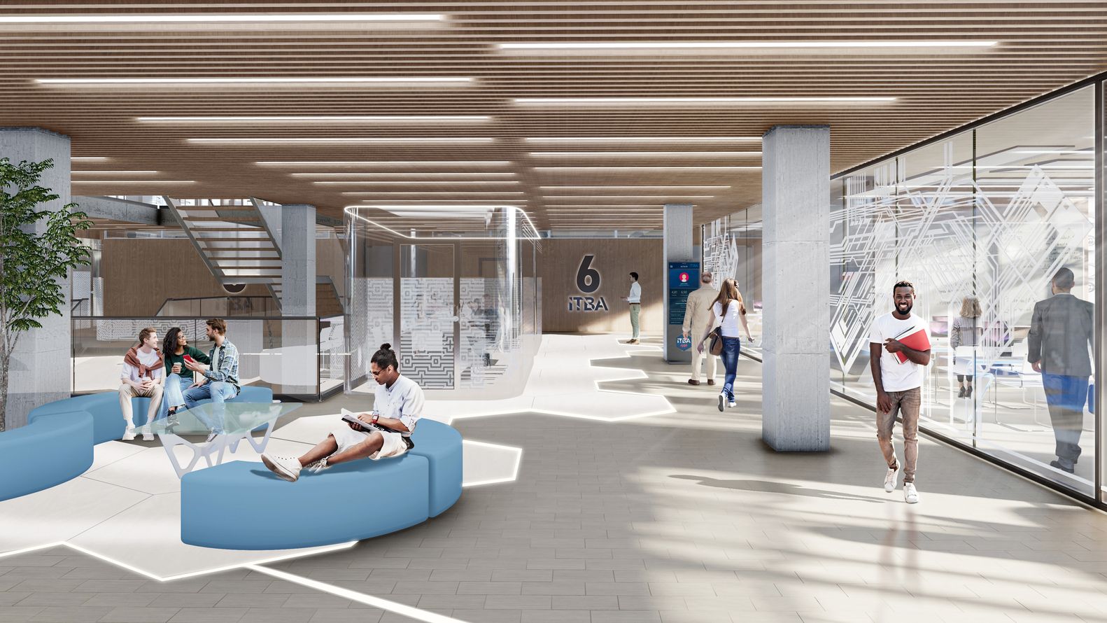 07. Render Interior Encuentro Area Academica