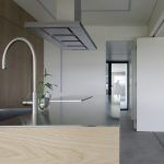 Casa em betao a vista cozinha em inox 150x150