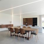 Casa em betao a vista sala de estar e jantar 150x150