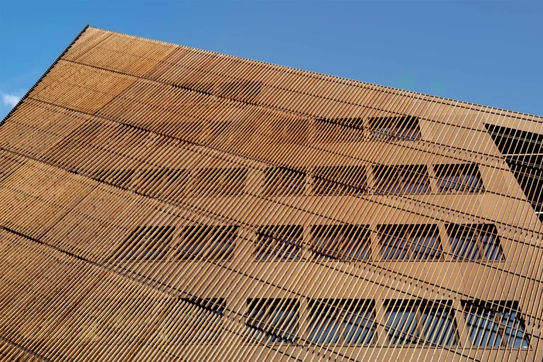 Powerhouse in Telemark Porsgrunn Thermory pine distributor Moelven Architects Snohetta photo credit Jeanett Teigen 2 768x512