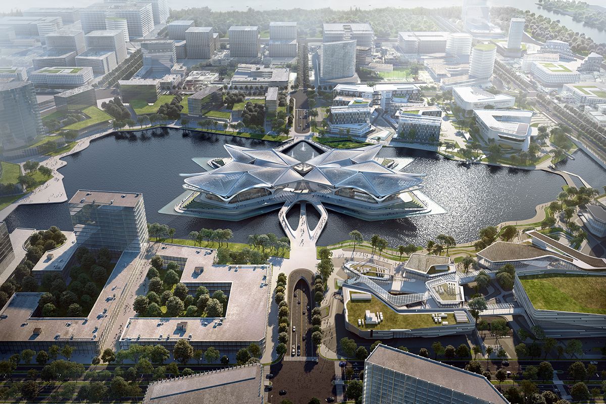 ZHA Zhuhai Civic Arts Centre lowres