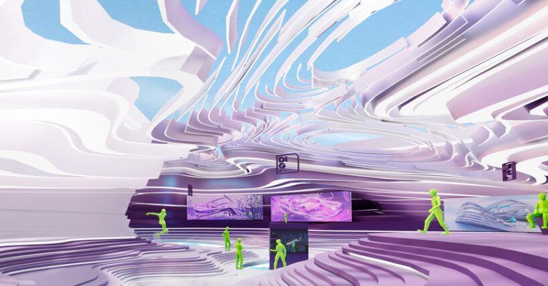 first metaverse architecture biennale decentraland w3rlds designboom 5 768x402