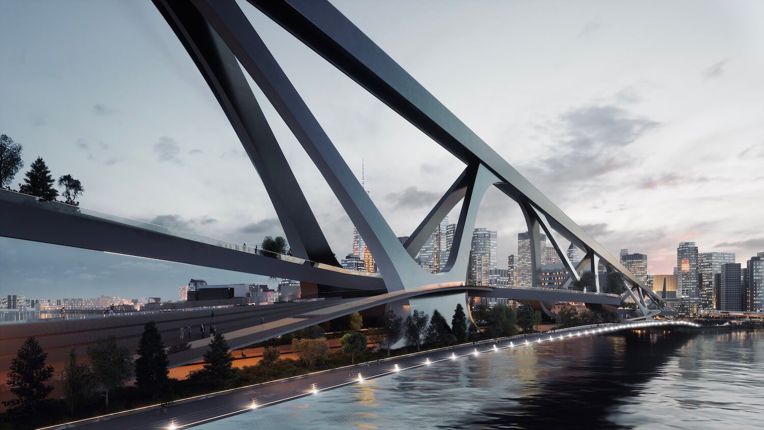 Puente financiero de Nueva York por Kalbod Design Studio 11