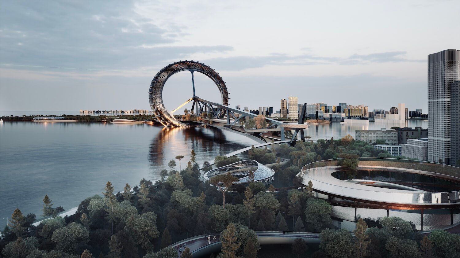 Puente financiero de Nueva York por Kalbod Design Studio 6