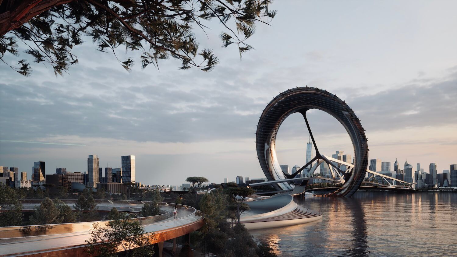 Puente financiero de Nueva York por Kalbod Design Studio 7