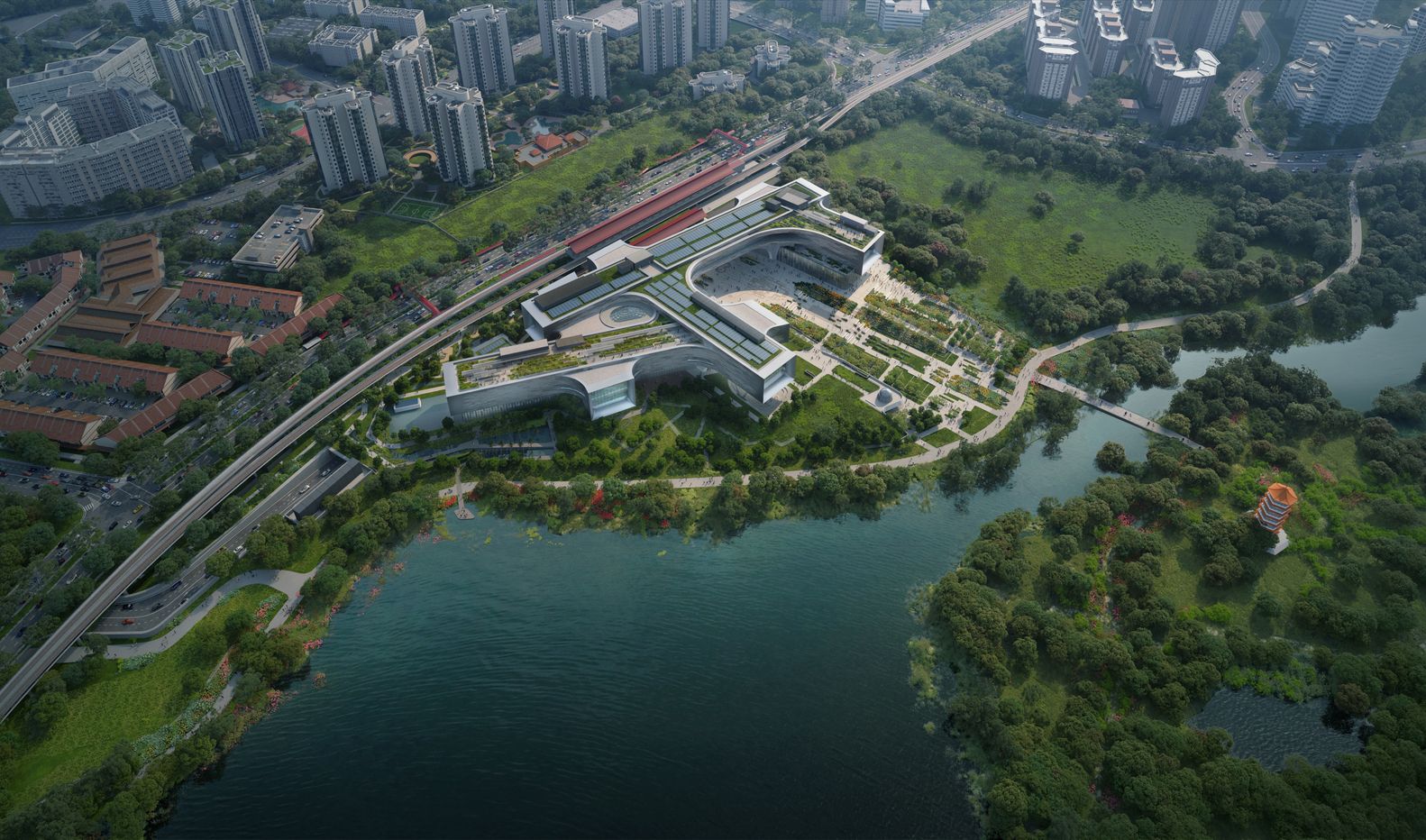 Comienza la construccion del Centro de Ciencias de Zaha Hadid Architects en Singapur 05