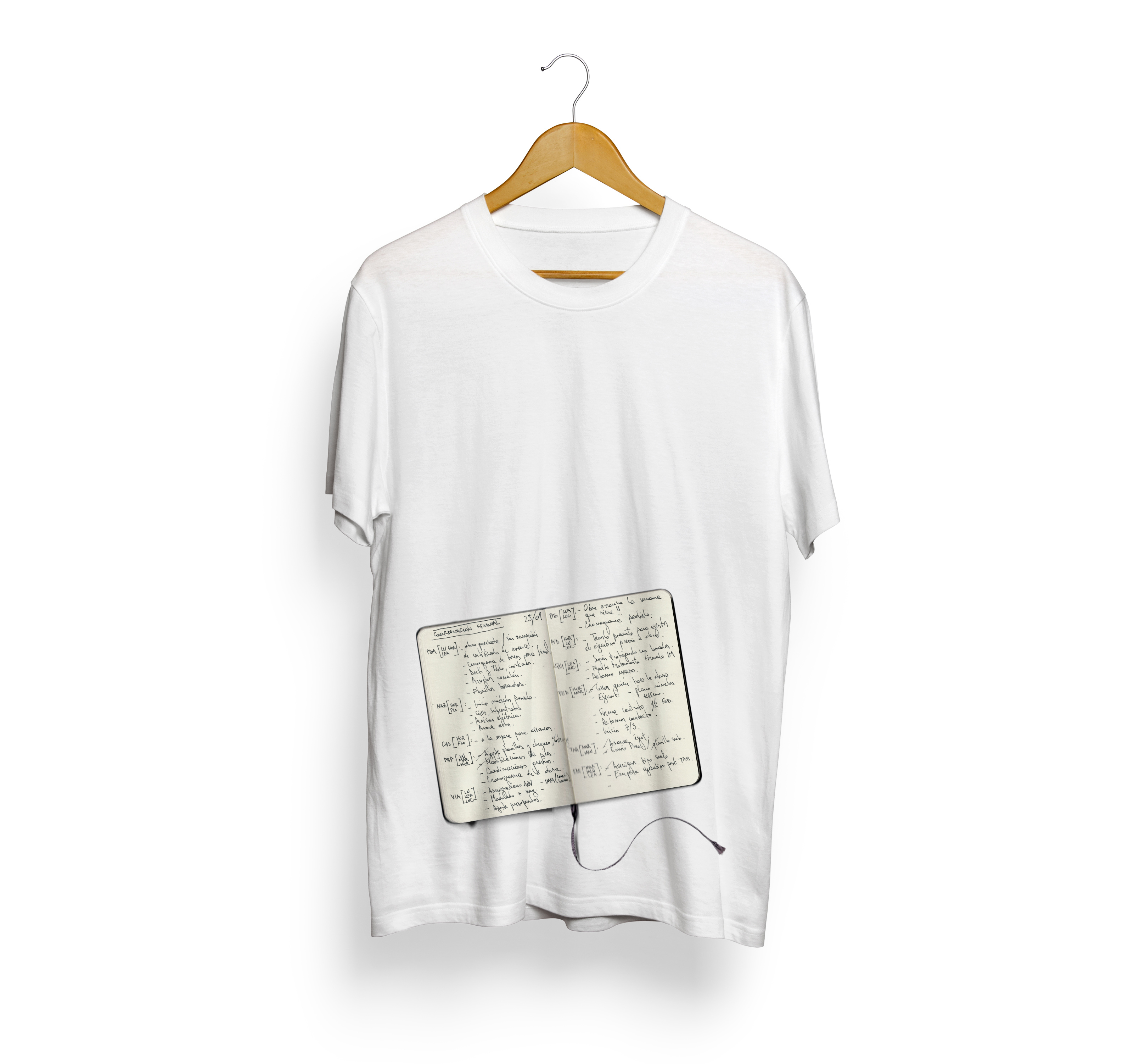 Impresion sobre remera de algodon blanca 02 REFERENCIA DE UBICACION