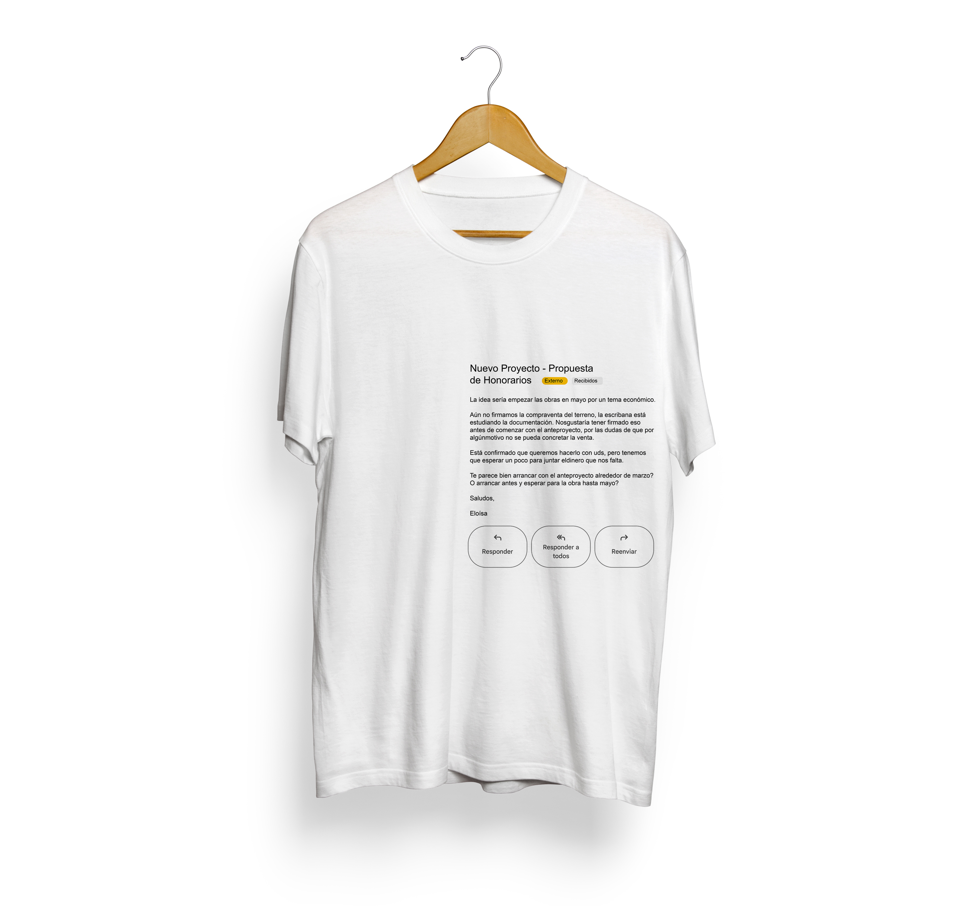 Impresion sobre remera de algodon blanca 07 REFERENCIA DE UBICACION
