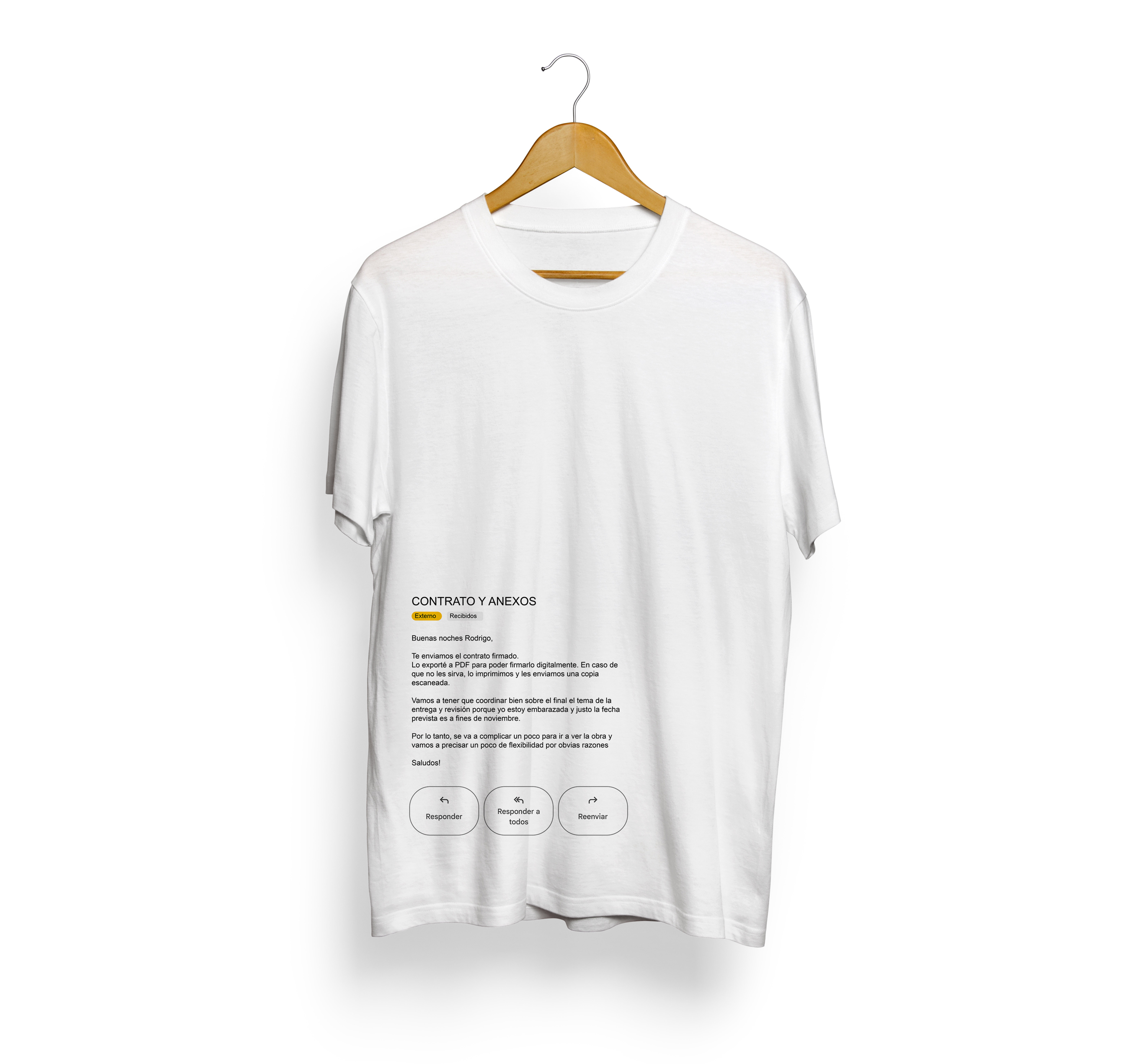 Impresion sobre remera de algodon blanca 08 REFERENCIA DE UBICACION
