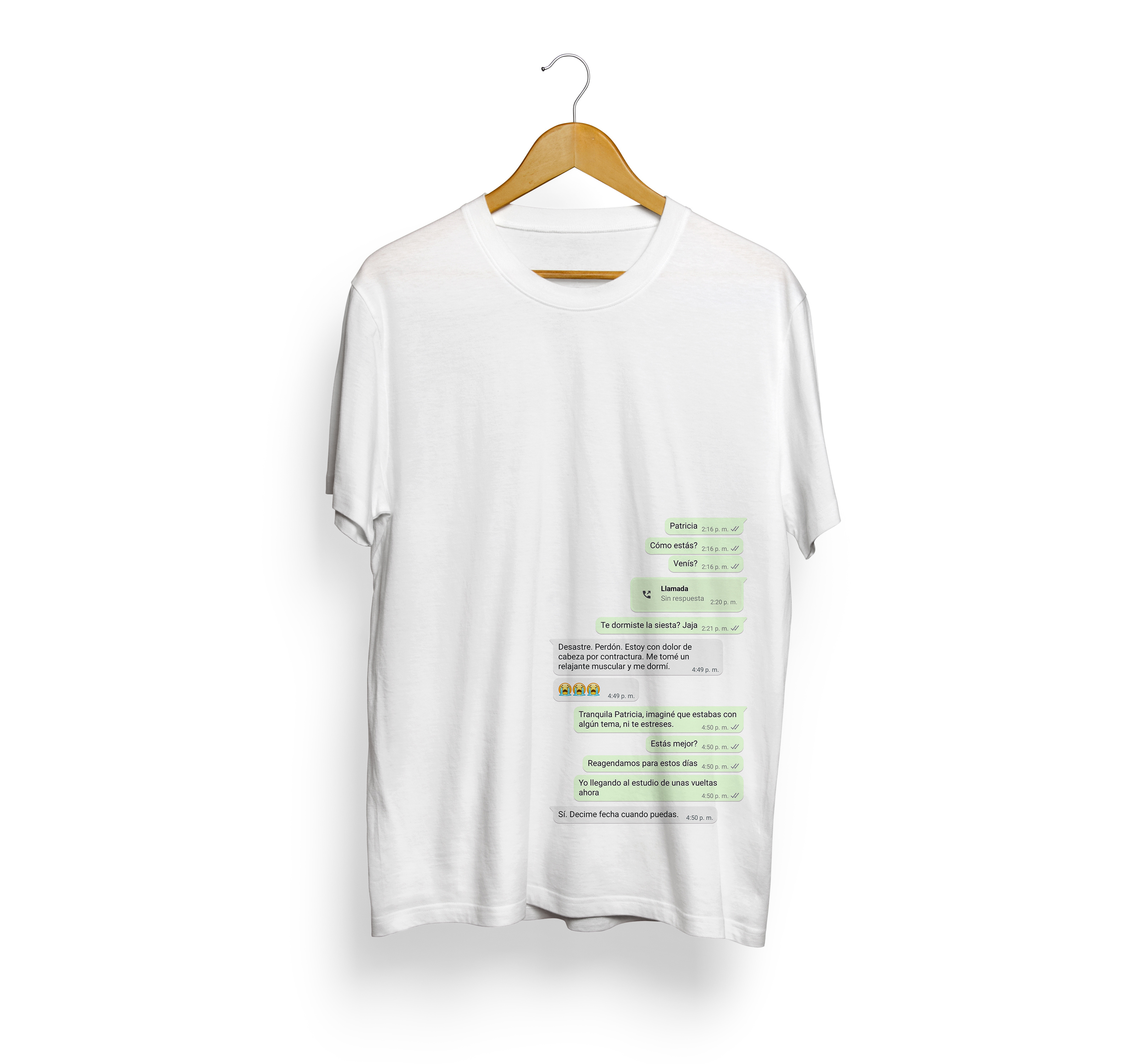 Impresion sobre remera de algodon blanca 09 REFERENCIA DE UBICACION