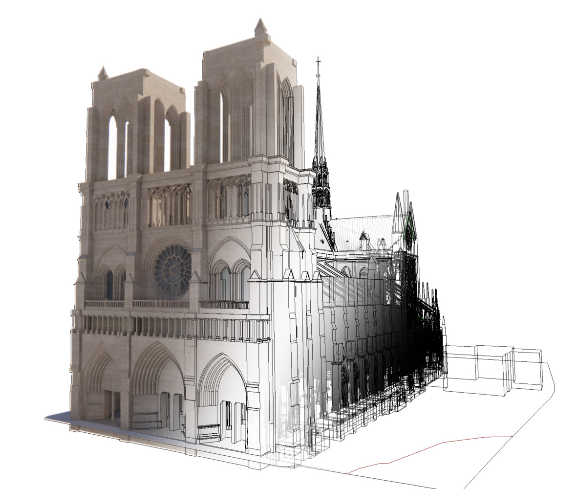 how bim supported the reconstruction of notre dame cathedral and redefined historical preservation 11