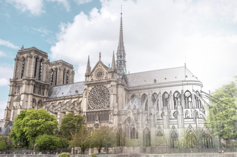 how bim supported the reconstruction of notre dame cathedral and redefined historical preservation 12 768x510