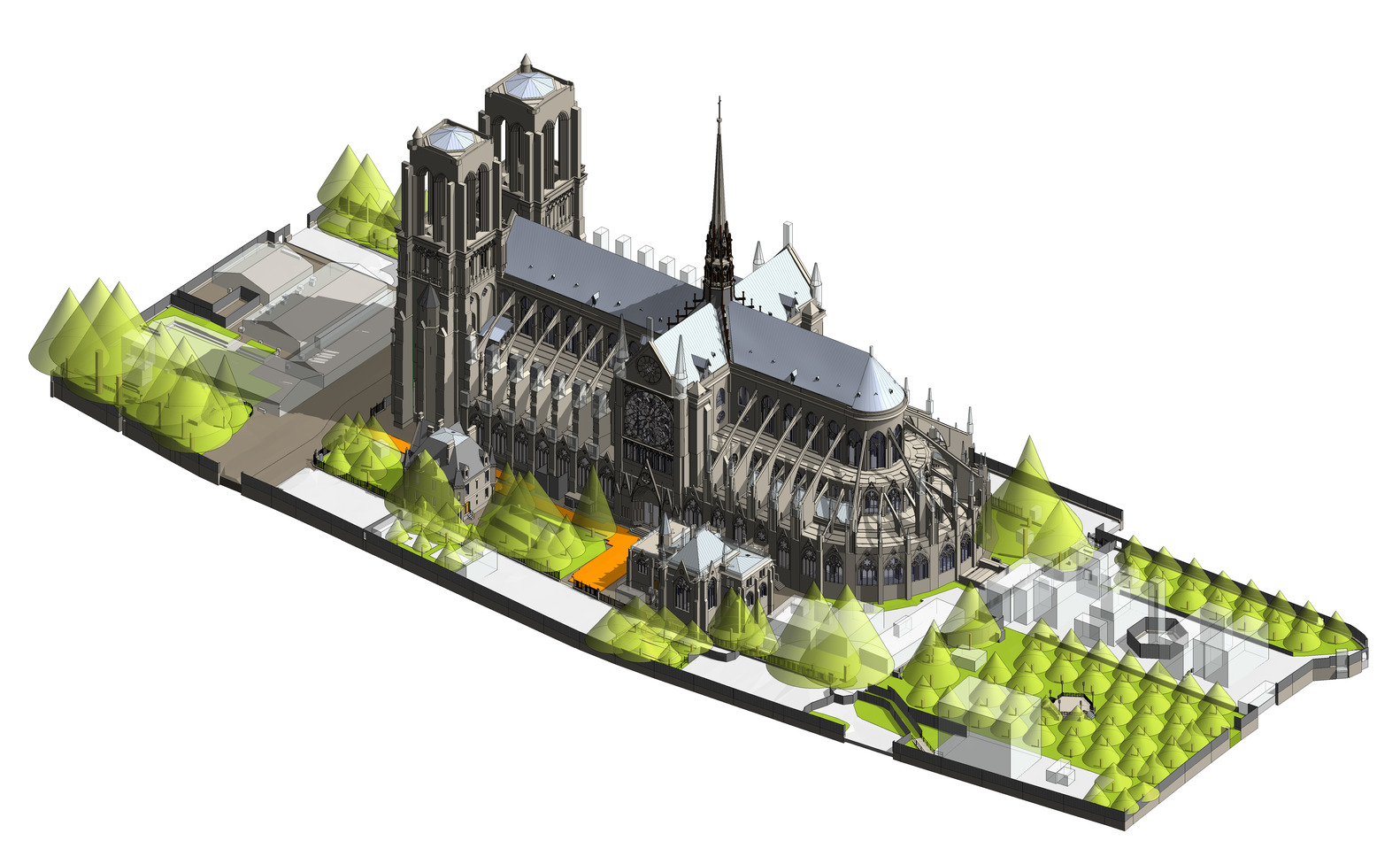 how bim supported the reconstruction of notre dame cathedral and redefined historical preservation 123