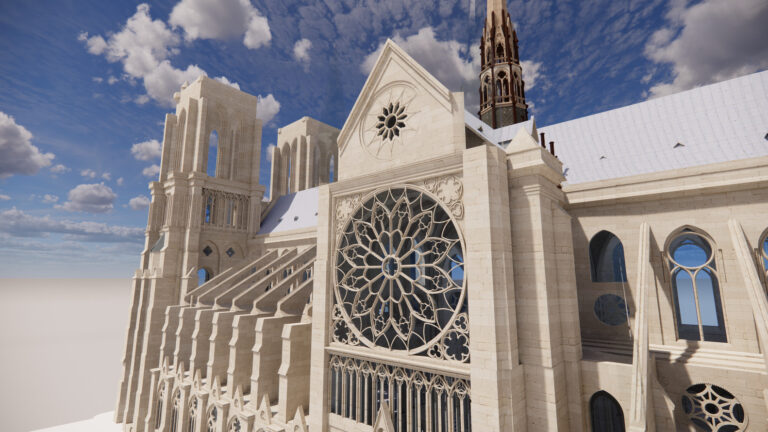 how bim supported the reconstruction of notre dame cathedral and redefined historical preservation 14 768x432