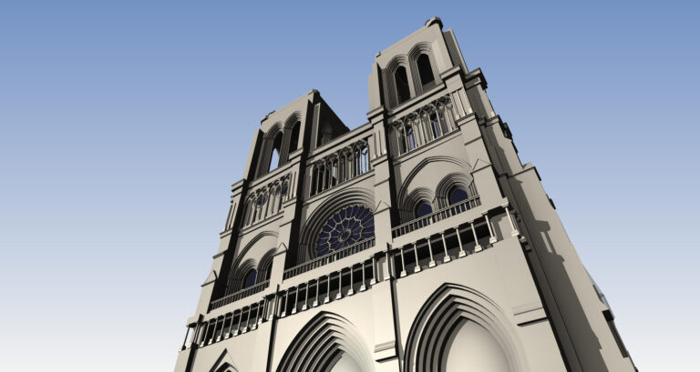 how bim supported the reconstruction of notre dame cathedral and redefined historical preservation 16 768x409