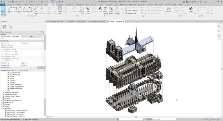 how bim supported the reconstruction of notre dame cathedral and redefined historical preservation 23 768x416
