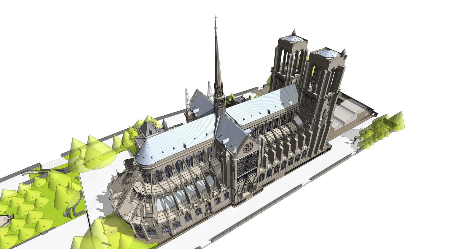 how bim supported the reconstruction of notre dame cathedral and redefined historical preservation 24
