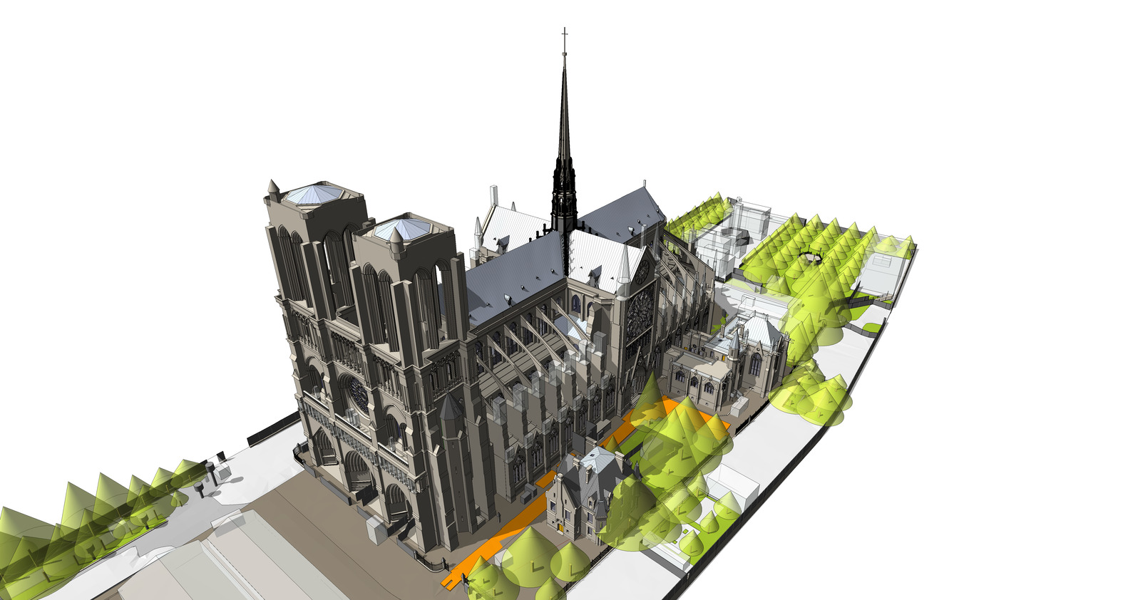 how bim supported the reconstruction of notre dame cathedral and redefined historical preservation 4