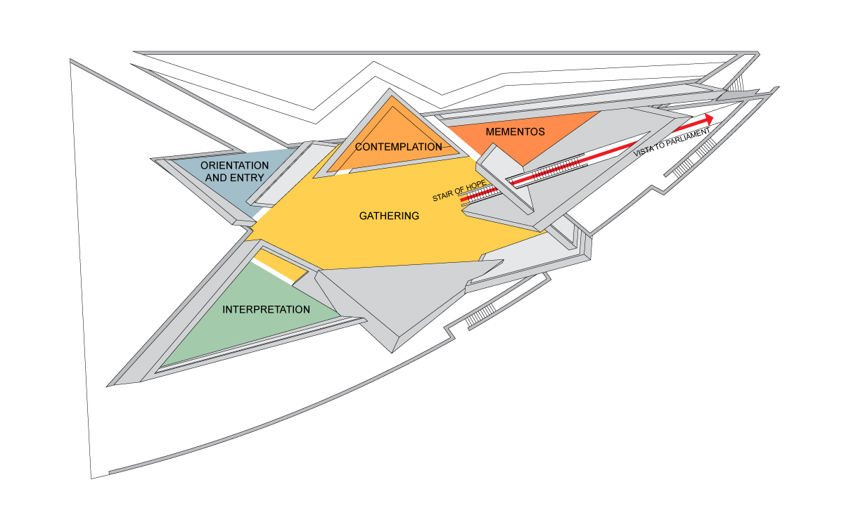 key spaces labeled 01 c Studio Daniel Libeskind